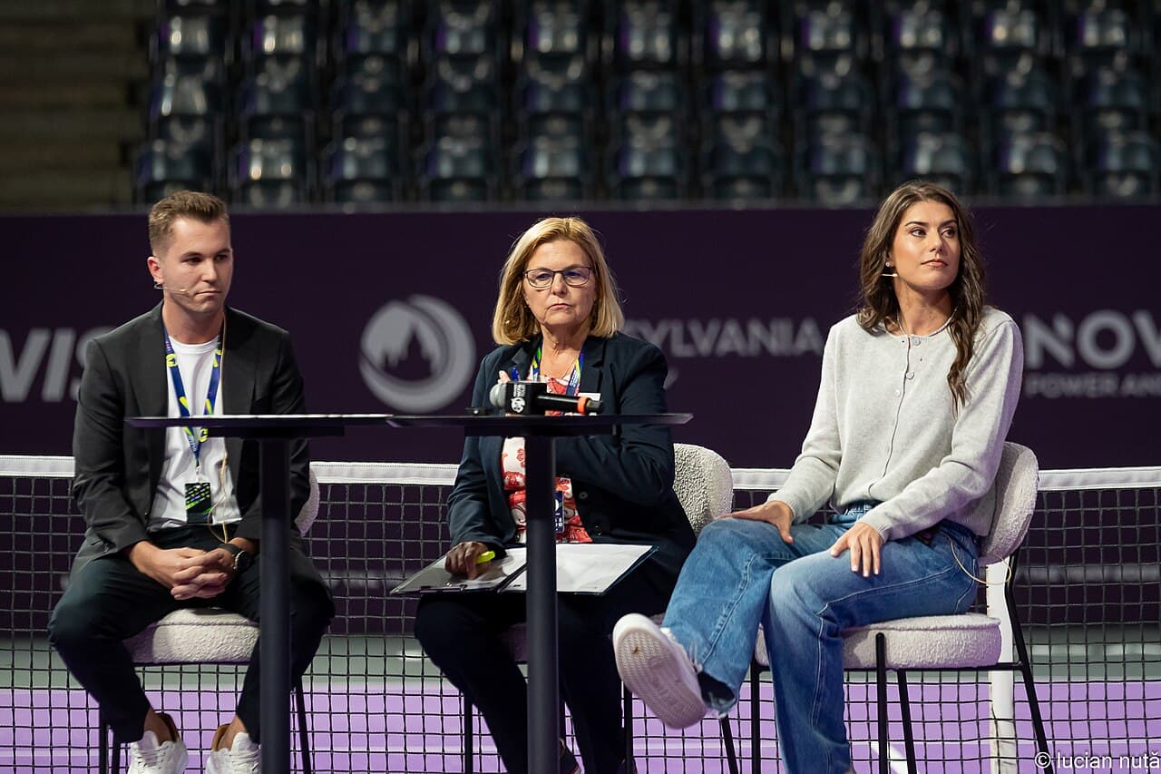 Sorana Cîrstea @ TransylvaniaOpen 2023- main draw ceremony Transylvania Open 2023 (53257294102).jpg