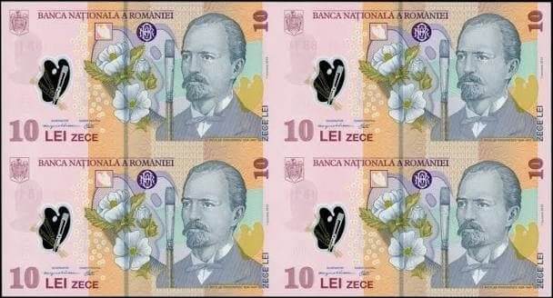 Romania's new 10-leu numismatic product - Polymer Banknotes