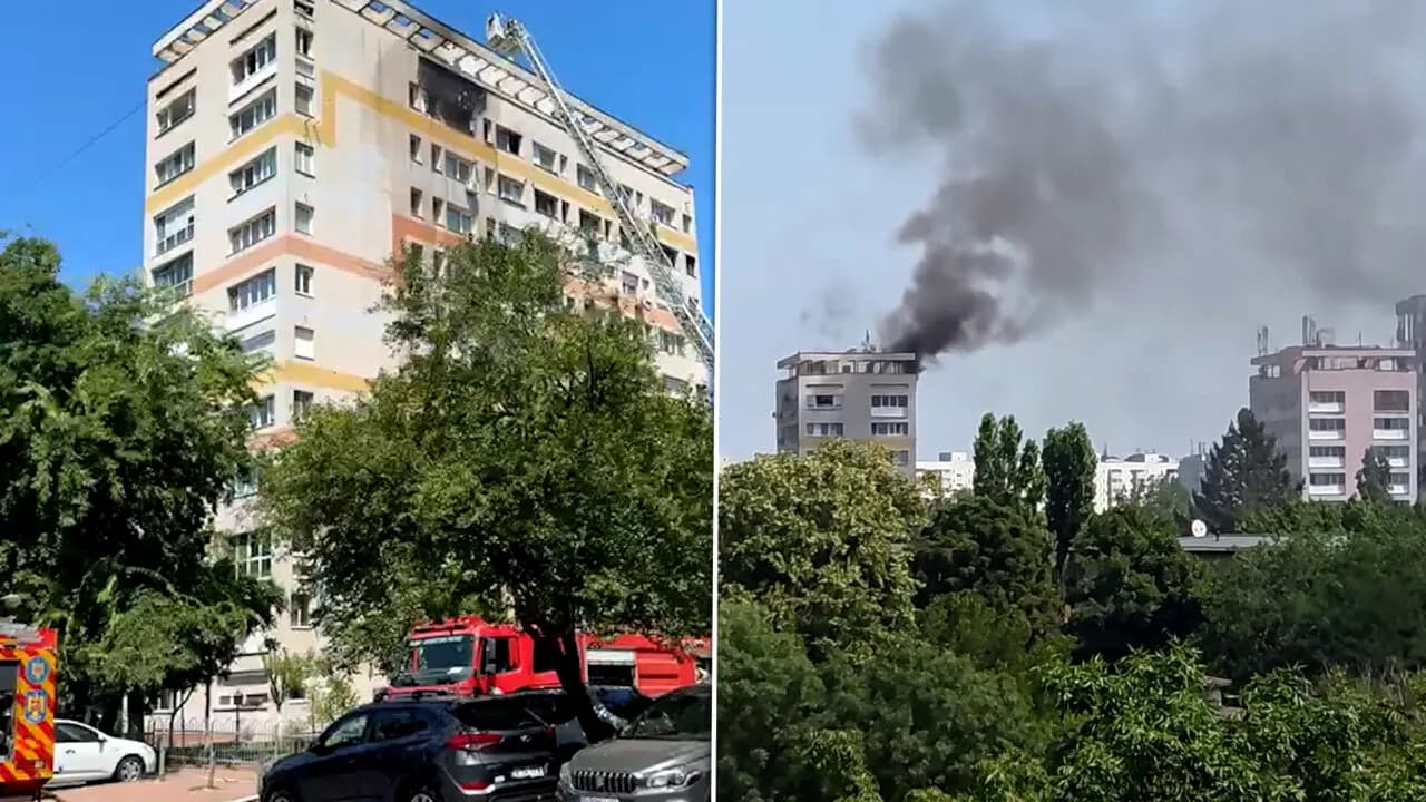 Incendiu la etajul 10 al unui bloc din Sectorul 3, fără victime